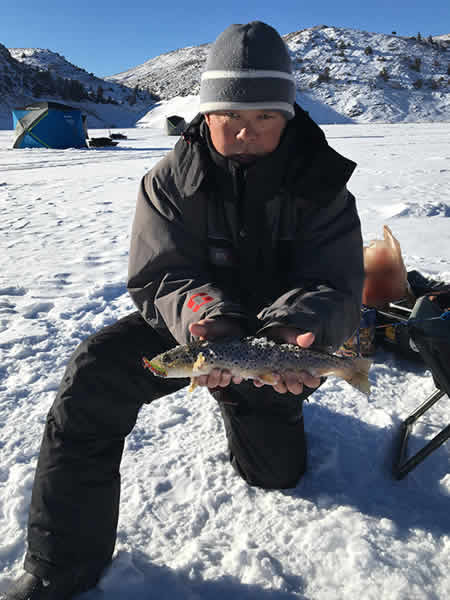 Ice Fishing Blue Mesa Reservoir