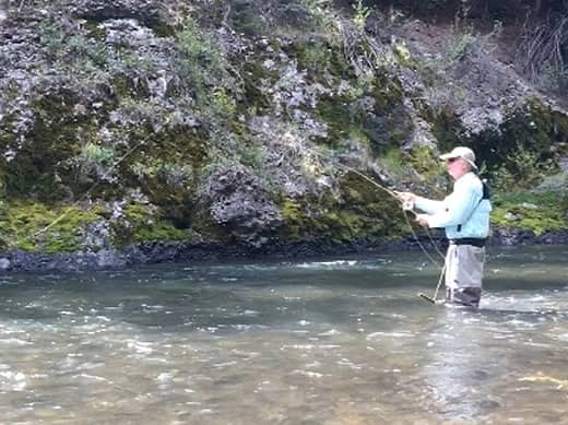 Walk Wade Enjoying Fly Fishing